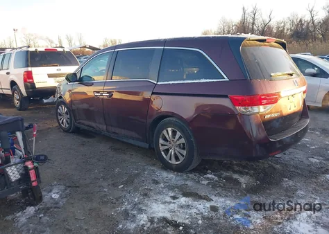2014 Honda Odyssey Exl from USA, damaged, VIN 5FNRL5H61EB083368